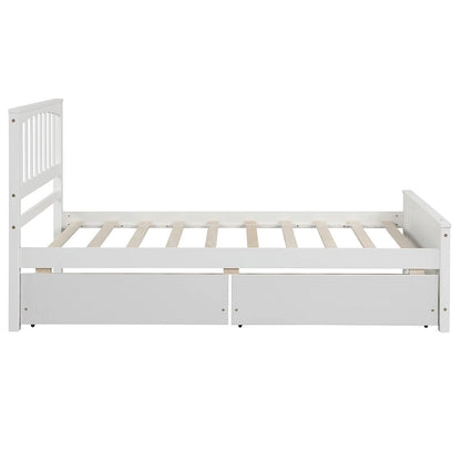 Merax Twin-size Platform Bed with 2 Storage Drawers