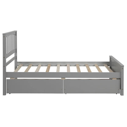 Merax Twin-size Platform Bed with 2 Storage Drawers