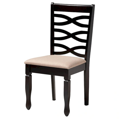 Leda Modern and Contemporary 5-Piece Dining Set