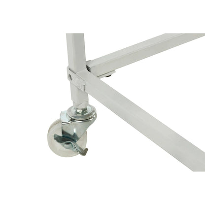 3 Piece White Nesting Tables with Casters