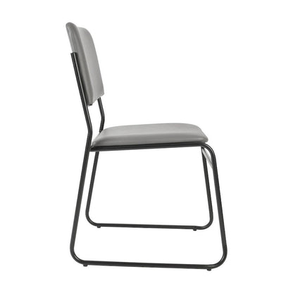 5 Pack 500 lb. Capacity High Density Stacking Chair - 23D x 18.75W x 32.25H