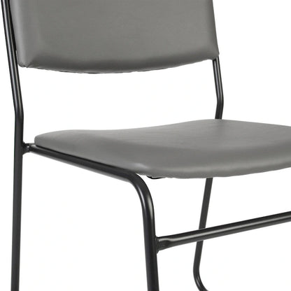 5 Pack 500 lb. Capacity High Density Stacking Chair - 23D x 18.75W x 32.25H