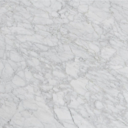 White Carrara Italian Marble Coffee Table