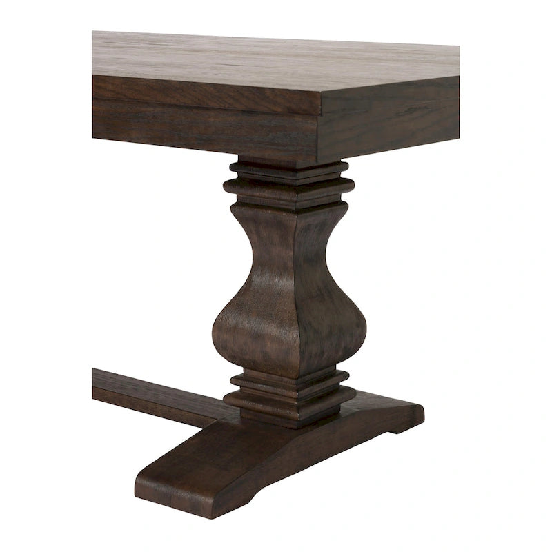 Best Quality Furniture 9-piece Walnut 18 Extension Dining Set