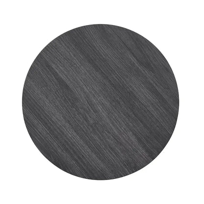 Roundhill Furniture Anze Contemporary Oval Wood Shelf 3-Piece Coffee Table Set