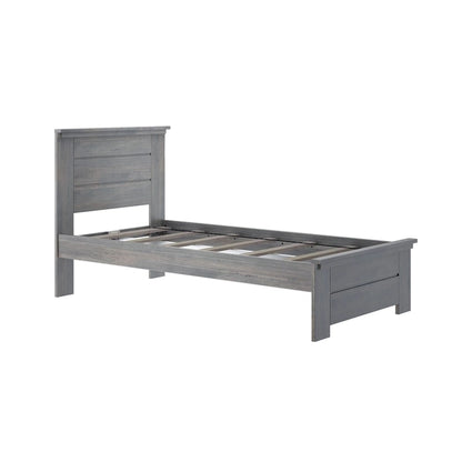 Plank and Beam Farmhouse Twin Bed with Panel Headboard