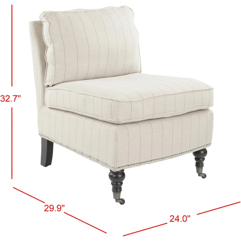 SAFAVIEH Brianne Armless Club Chair - 24Wx30Dx33H