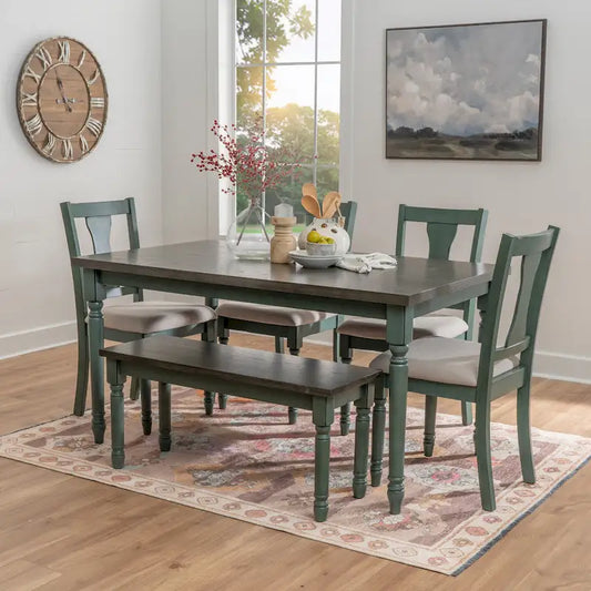Willow Modern Farmhouse 6-piece Dining Set