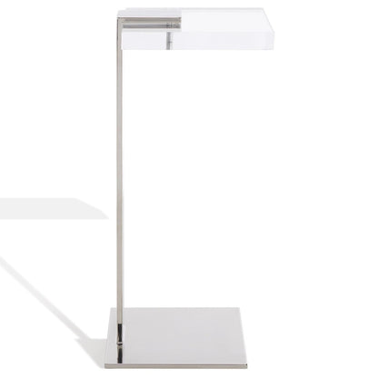 SAFAVIEH Couture Shiloh Acrylic Drink Table - 9.8 W x 9.8 L x 24 H - 10Wx10Dx24H