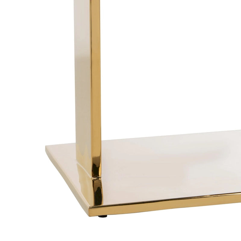 SAFAVIEH Couture Shiloh Acrylic Drink Table - 9.8 W x 9.8 L x 24 H - 10Wx10Dx24H