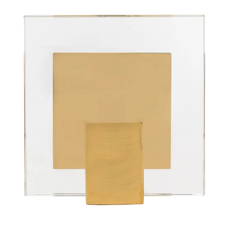 SAFAVIEH Couture Shiloh Acrylic Drink Table - 9.8 W x 9.8 L x 24 H - 10Wx10Dx24H