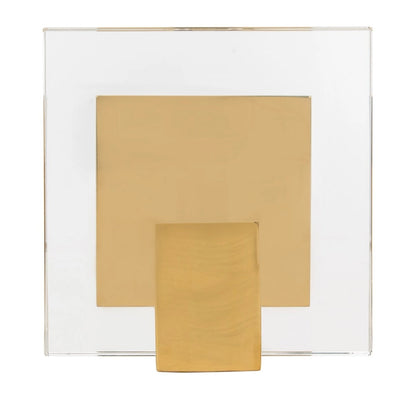 SAFAVIEH Couture Shiloh Acrylic Drink Table - 9.8 W x 9.8 L x 24 H - 10Wx10Dx24H