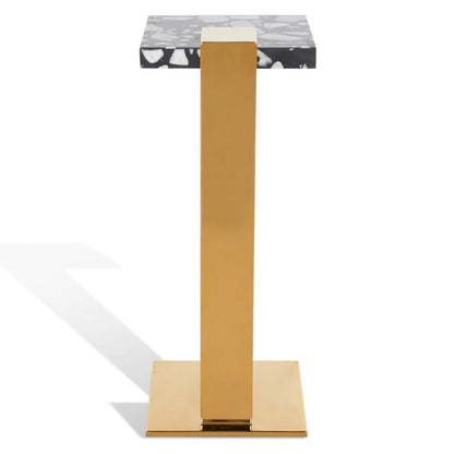 SAFAVIEH Couture Shiloh Acrylic Drink Table - 9.8 W x 9.8 L x 24 H - 10Wx10Dx24H