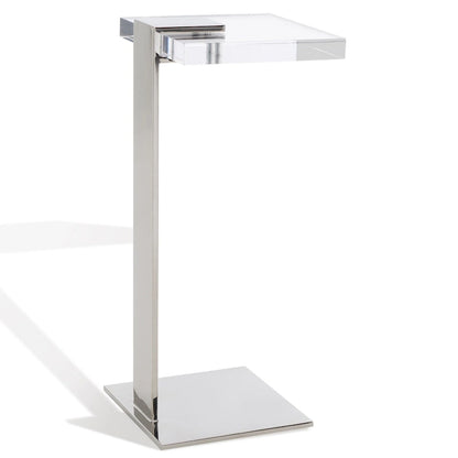 SAFAVIEH Couture Shiloh Acrylic Drink Table - 9.8 W x 9.8 L x 24 H - 10Wx10Dx24H