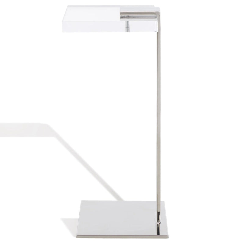 SAFAVIEH Couture Shiloh Acrylic Drink Table - 9.8 W x 9.8 L x 24 H - 10Wx10Dx24H