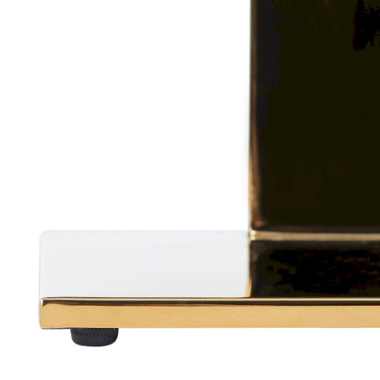 SAFAVIEH Couture Shiloh Acrylic Drink Table - 9.8 W x 9.8 L x 24 H - 10Wx10Dx24H