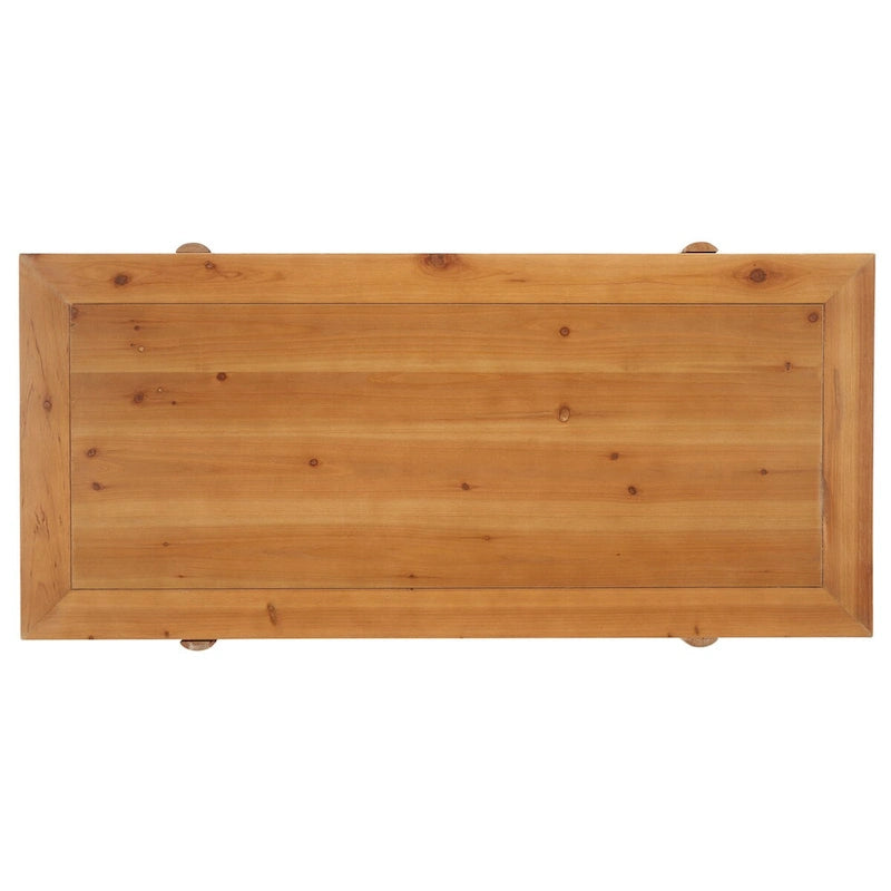 SAFAVIEH Assel Rectangle Coffee Table - 47 W x 23 D x 18 H - 47Wx23Dx18H