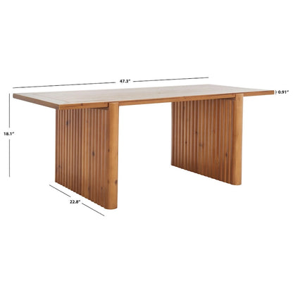 SAFAVIEH Assel Rectangle Coffee Table - 47 W x 23 D x 18 H - 47Wx23Dx18H