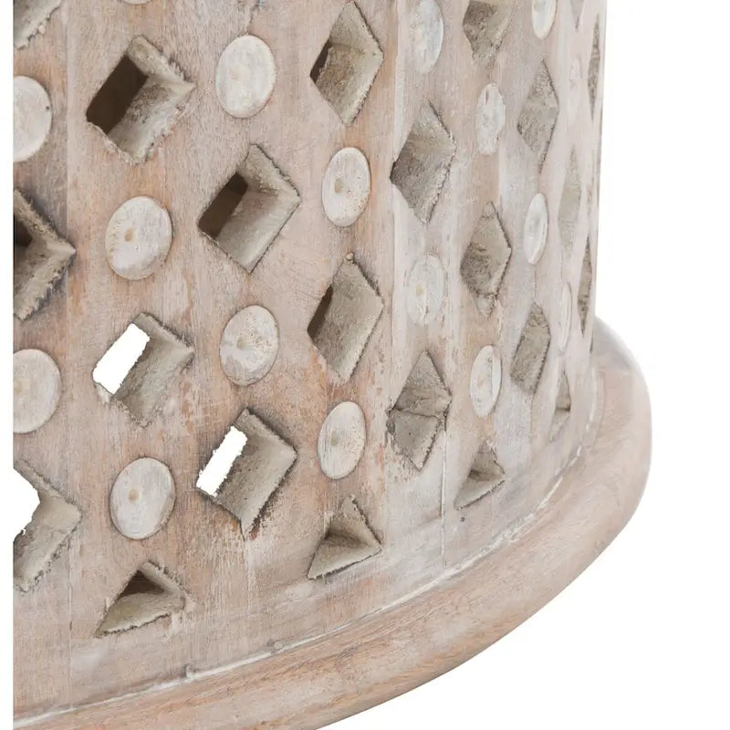 SAFAVIEH Pere Round Coffee Table - 28 L x 28 D x 16 H - 28Wx28Dx16H