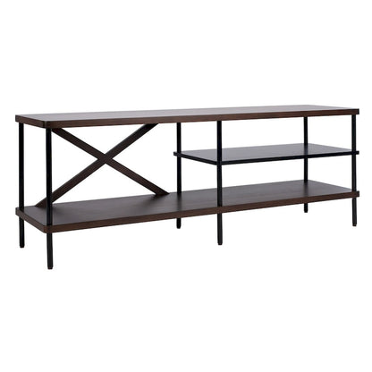 SAFAVIEH Tawny Industrial Media 55 TV Stand - 55.1 x 15 x 19.7 - 55Wx15Dx20H