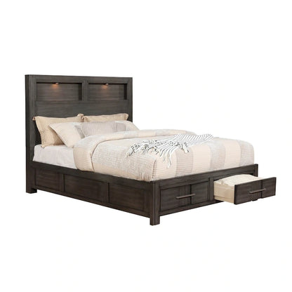 Furniture of America Dito Transitional Solid Wood Storage Bed