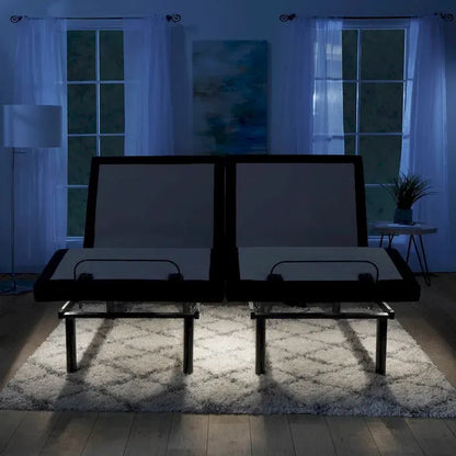 Nestl Adjustable Massaging Bed Frame Base with Wireless Remote