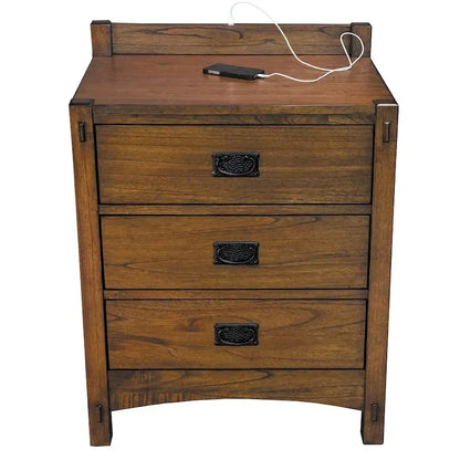 Aira 3-piece Solid Wood Queen Storage Bedroom Set
