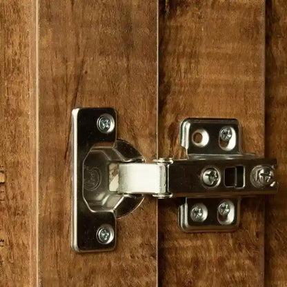 High Armoire Wardrobe and Storage Cabinet with 2 Doors and 3 Partitions to Separate 4 Storage Spaces 29.53W x 15.75 D x70.87H