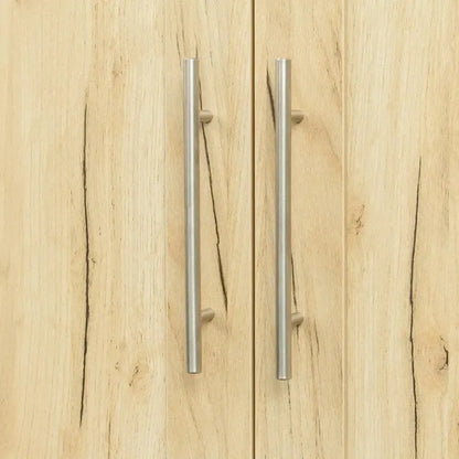 High Armoire Wardrobe and Storage Cabinet with 2 Doors and 3 Partitions to Separate 4 Storage Spaces 29.53W x 15.75 D x70.87H