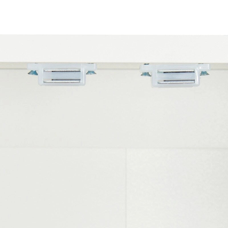 High Armoire Wardrobe and Storage Cabinet with 2 Doors and 3 Partitions to Separate 4 Storage Spaces 29.53W x 15.75 D x70.87H