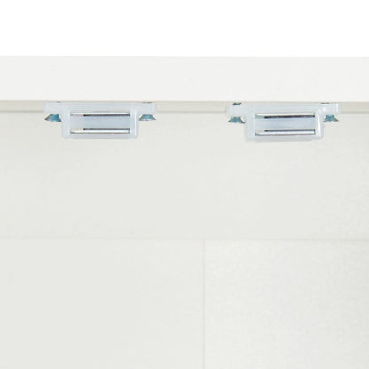 High Armoire Wardrobe and Storage Cabinet with 2 Doors and 3 Partitions to Separate 4 Storage Spaces 29.53W x 15.75 D x70.87H