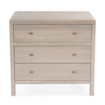 Nora 3-Drawer Wood Dresser