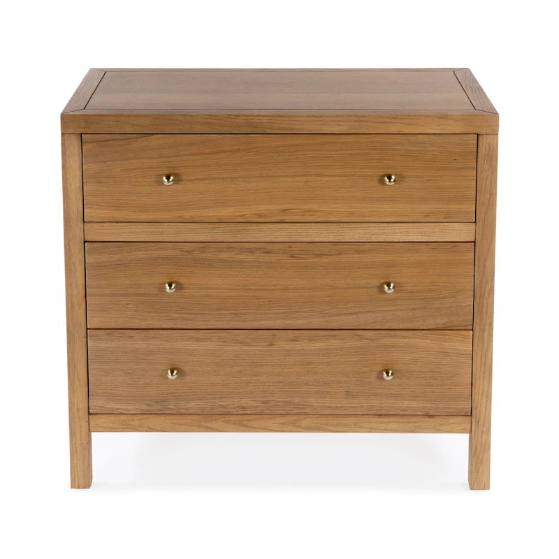 Nora 3-Drawer Wood Dresser
