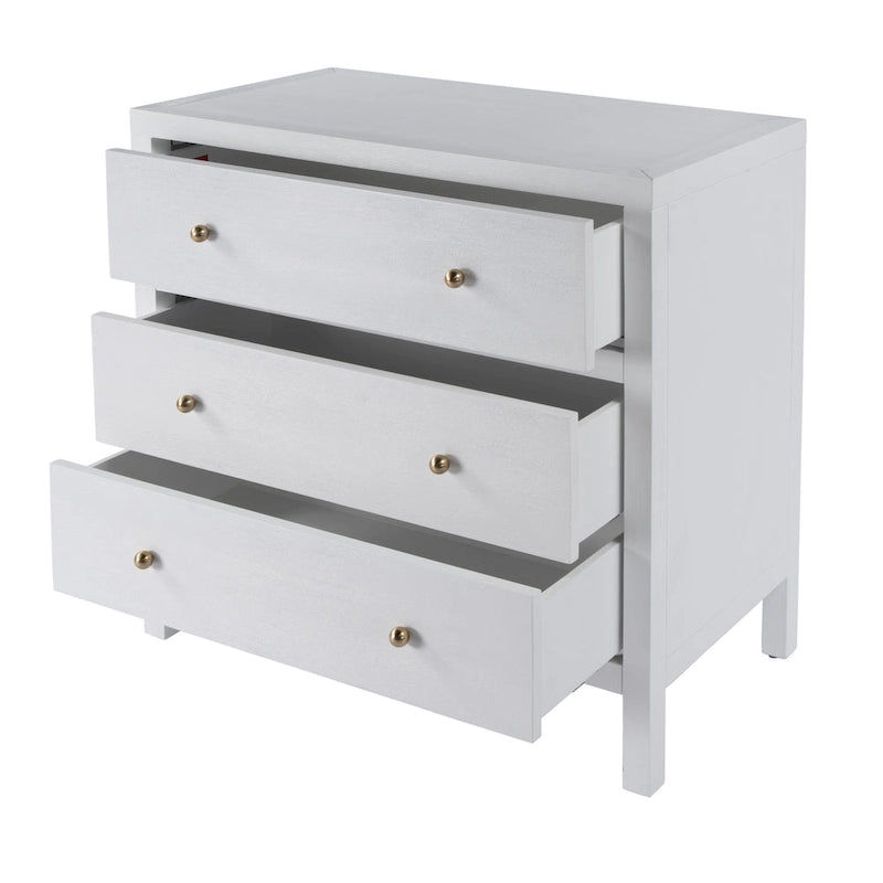 Nora 3-Drawer Wood Dresser