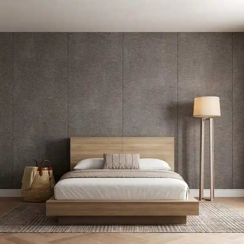 Marconi Platform Bed with Storage Headboard