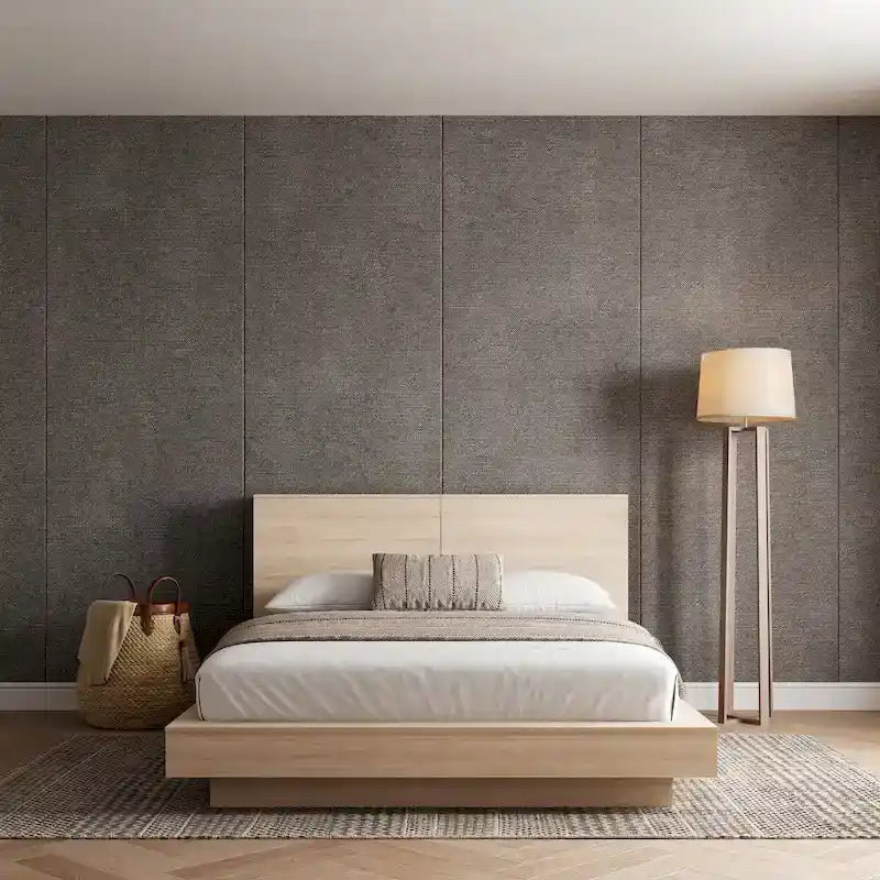 Marconi Platform Bed with Storage Headboard