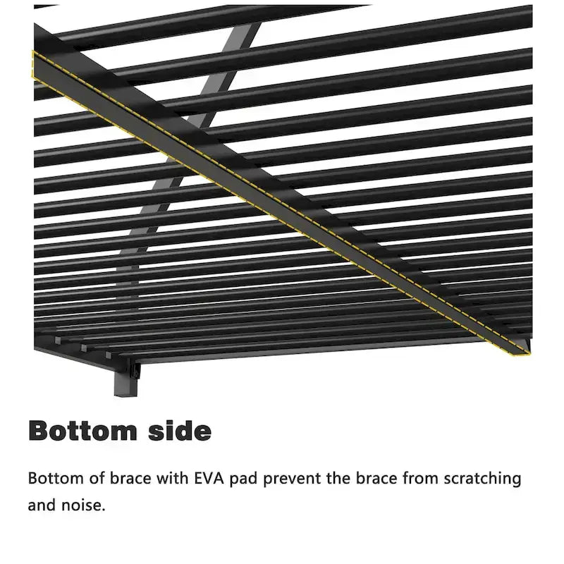 Full over Full Bunk Black