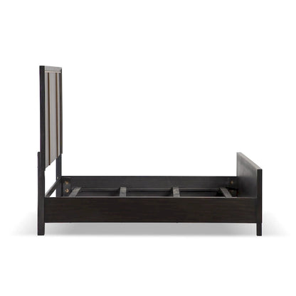 Furniture of America Nyx Modern Espresso Solid Wood Panel Bed