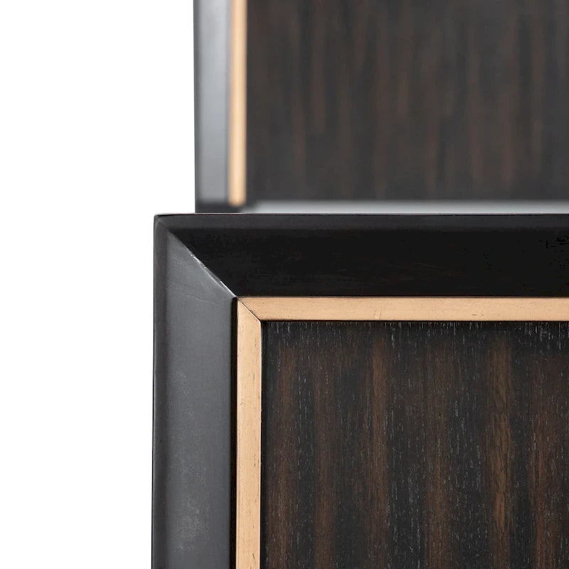 Furniture of America Nyx Modern Espresso Solid Wood Panel Bed