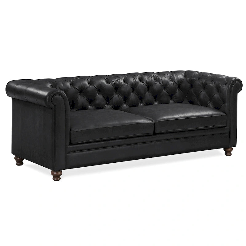 Poly & Bark Lyon 87 Sofa - Full Grain Genuine Italian Leather