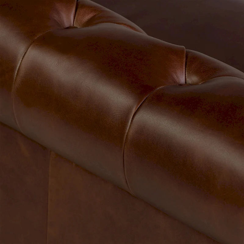 Poly & Bark Lyon 87 Sofa - Full Grain Genuine Italian Leather