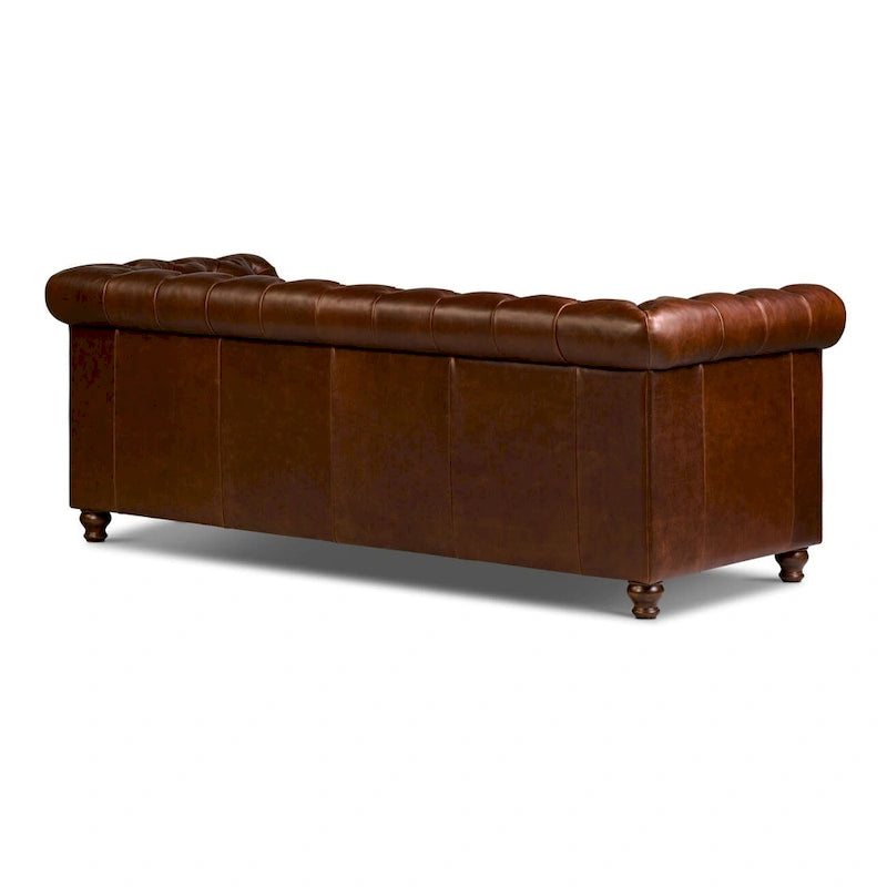 Poly & Bark Lyon 87 Sofa - Full Grain Genuine Italian Leather