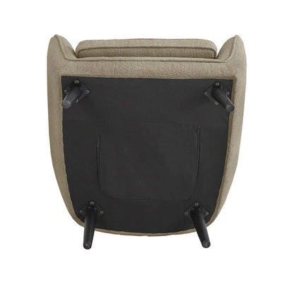 Neath Mid-Century Channel-Tufted Accent Chair with Removable Cushion Cover by iNSPIRE Q Classic