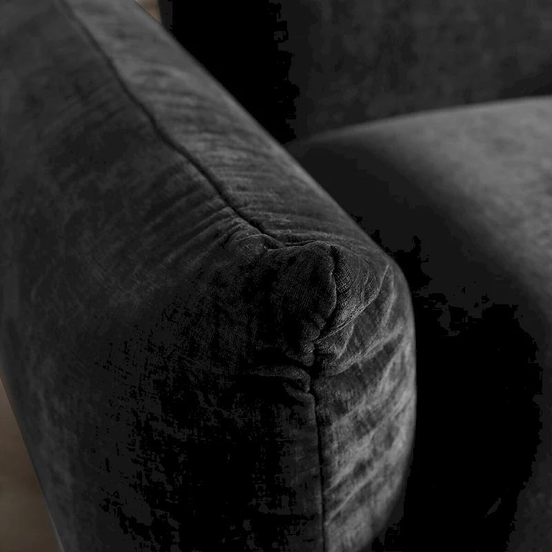 130.7 L-shape Chenille Modular Sofa Modern Sectional Semi-firm Sofa Couch with Ottoman