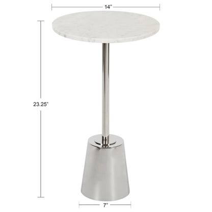 Kate and Laurel Tira Round Side Table