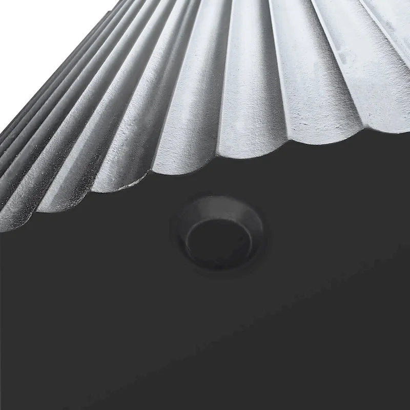 Vertical Stripe Design Nesting Coffee Table Set