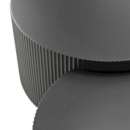 Vertical Stripe Design Nesting Coffee Table Set