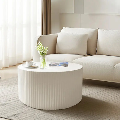Vertical Stripe Design Nesting Coffee Table Set