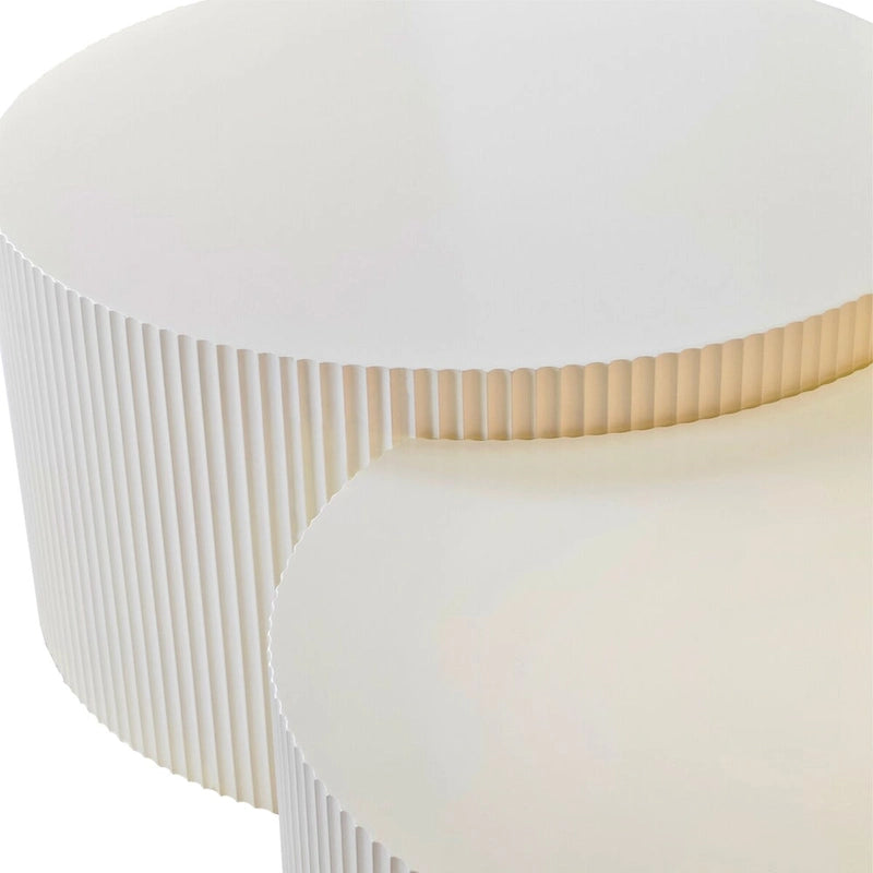 Vertical Stripe Design Nesting Coffee Table Set