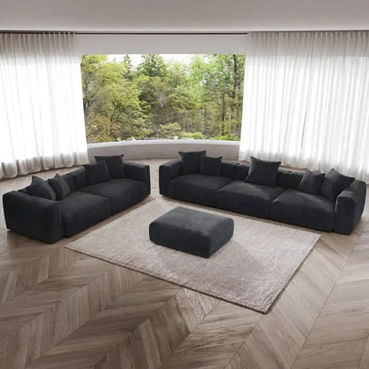 3PCS Modern Couch Set Living Room Furniture Set